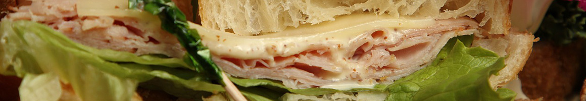 Eating Deli Sandwich at First Carolina Delicatessen restaurant in Greensboro, NC.